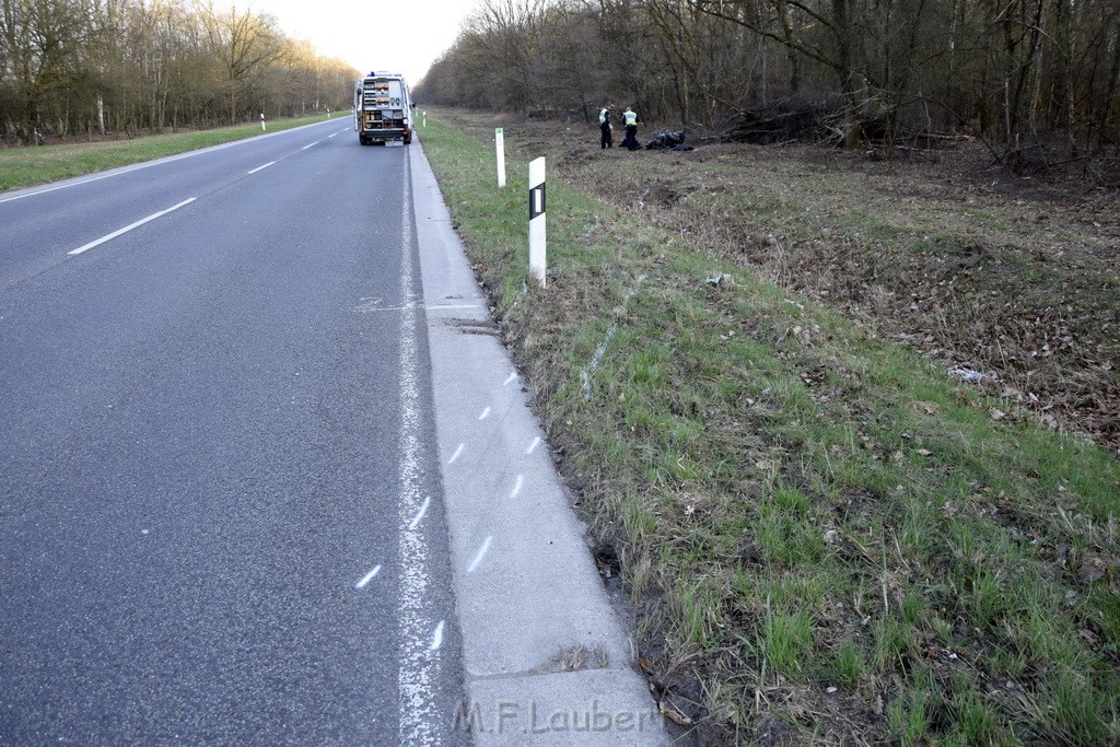 Schwerer VU Krad Fahrrad Koeln Porz Alte Koelnerstr P214.JPG - Miklos Laubert